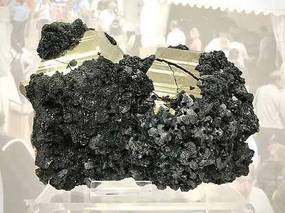 Pyrite with Tennantite-(Fe) and Sphalerite.