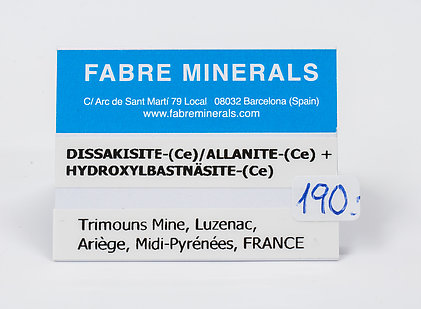 Dissakisite-(Ce)/Allanite-(Ce) with Hydroxylbastnsite-(Ce) and Dolomite