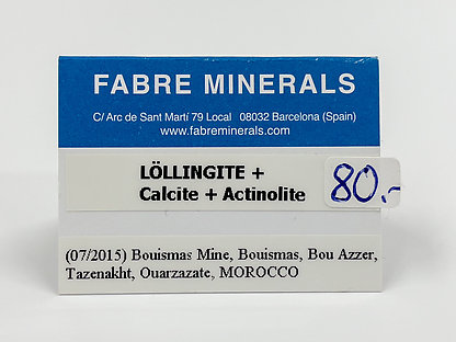 Lllingite with Calcite and Actinolite
