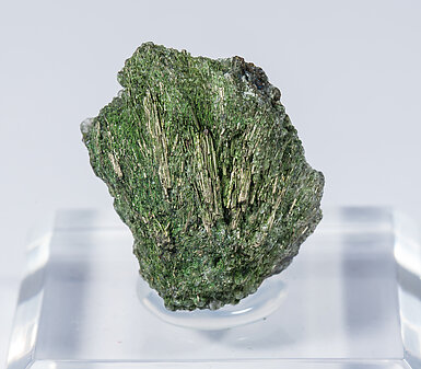 Millerite with Jamborite, Galena and Chalcopyrite. Front