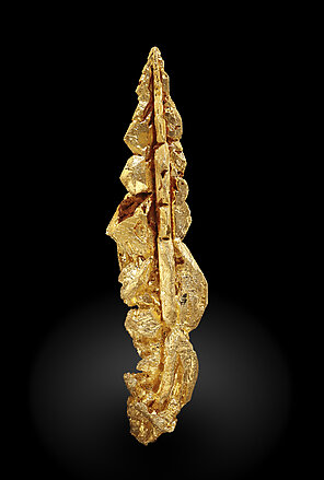 Oro (macla de la espinela). Vista posterior / Foto: Joaquim Calln