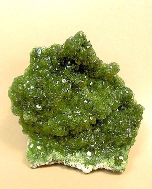 Smithsonite (variety cuprian). 