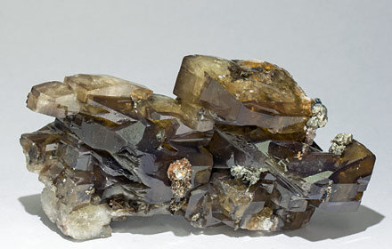 Baryte with Pyrite. Side