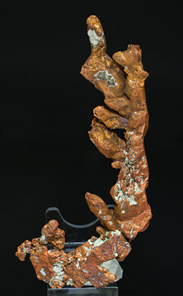Copper with Calcite. Rear