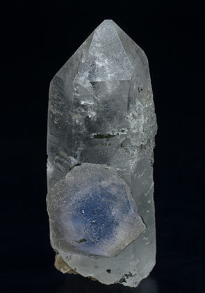 Fluorite with Quartz and Siderite. Front
