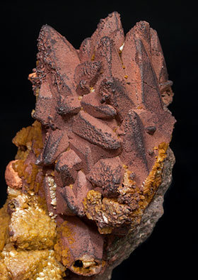 Dolomite after Calcite and Hematite. 