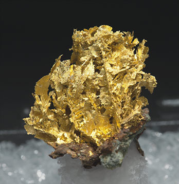 Gold (variety electrum). Side