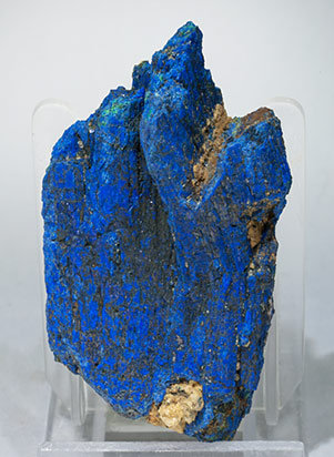 Chalcostibite with Azurite. Front
