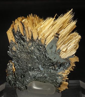 Rutile with Hematite. Rear
