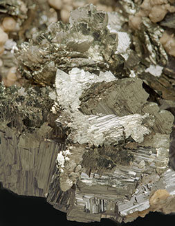 Arsenopyrite-Marcasite with Siderite and Muscovite. 