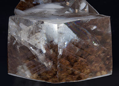 Calcite with inclusions. Top