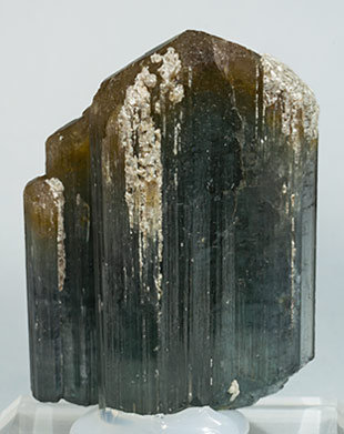 Elbaite (variety indicolite). Rear