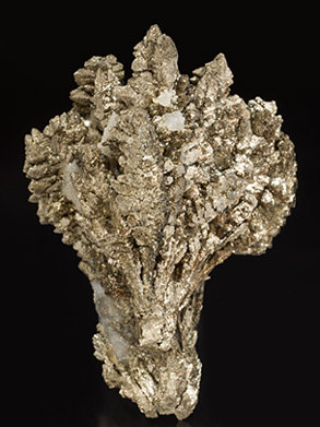 Pyrite with Baryte. Rear