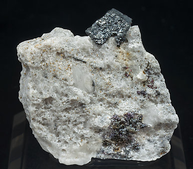 Acanthite with Proustite. 