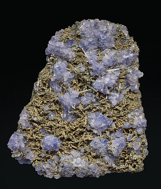 Fluorite with Fluorapatite and Chlorite. 
