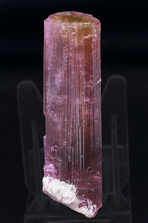 Elbaite (variety rubellite) with Mica and Feldspar. Front