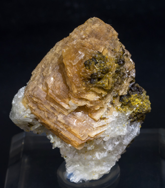 Roweite with Olshanskyite and Andradite. Front