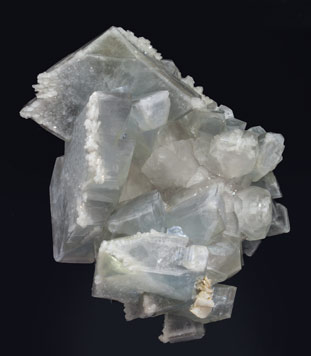 Baryte with Calcite. Side
