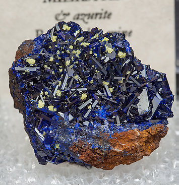Miersite with Azurite. 