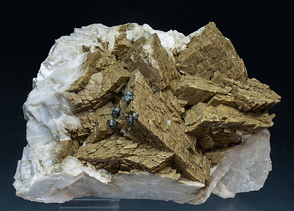 Chalcopyrite with Dolomite and Calcite.