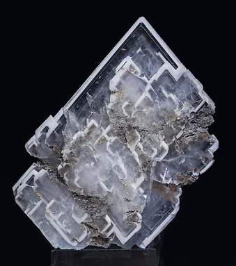 Baryte with inclusions. Rear