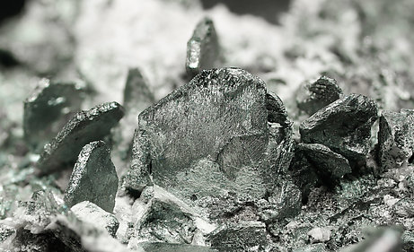 Djurleite-Chalcocite intergrowth with Calcite. 