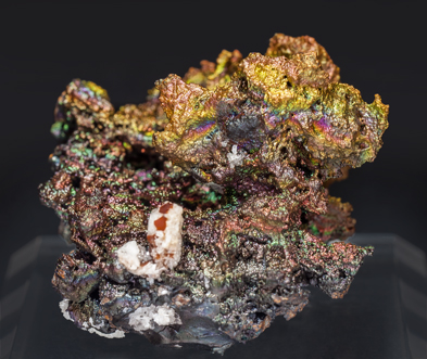 Cerussite after Anglesite with Goethite. Front