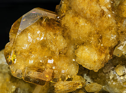 Baryte with Fluorite and Quartz. 