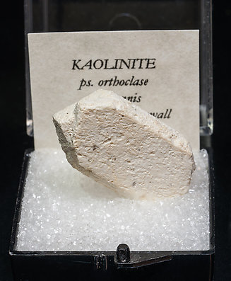 Kaolinite after Orthoclase. 