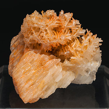 Chromium rich Mimetite with Cerussite.