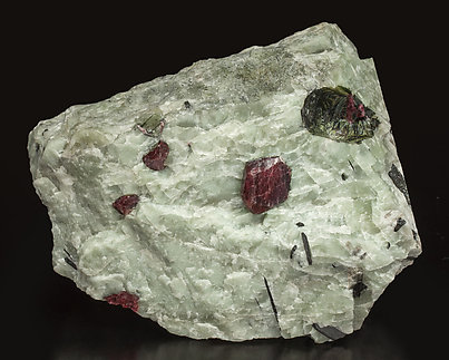 Eudialyte with Calcite. 