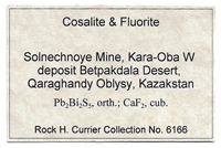Cosalite with Fluorite