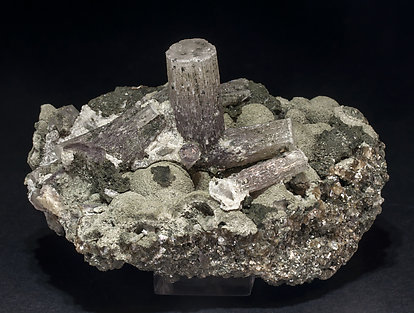 Fluorapatite with Muscovite and Chlorite.