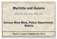 Wurtzite with Galena