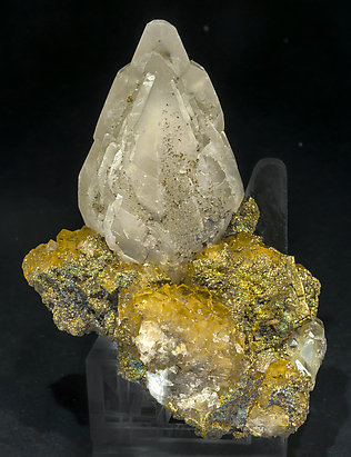Calcite with Fluorite and Pyrite.