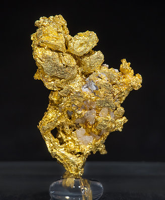 Gold with Quartz. Front