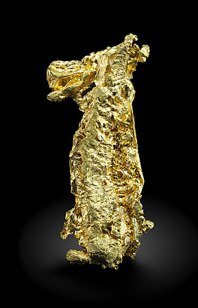 Gold (spinel twin). Rear / Photo: Joaquim Calln
