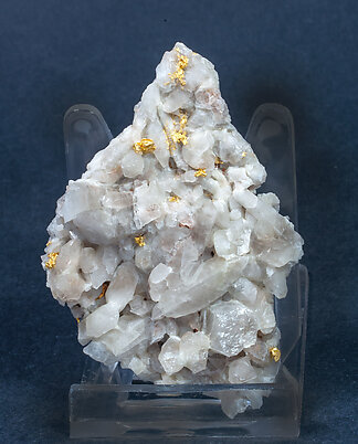 Gold on Calcite. Front