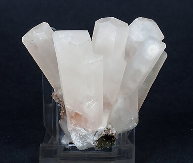 Calcite with Pyrite and Hematite inclusions.
