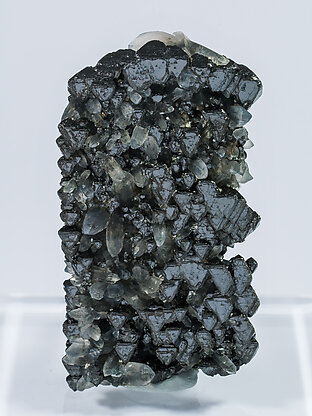 Magnetite (variety Ti-bearing) with Quartz. Front