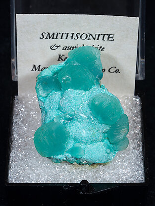 Smithsonite with Aurichalcite. 