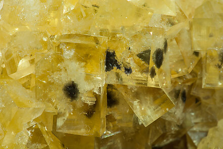 Fluorite with inclusions. 