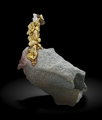 Oro con Cuarzo. Vista frontal / Foto: Joaquim Calln