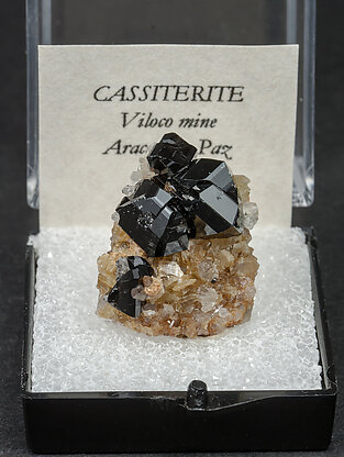Cassiterite with Quartz. 