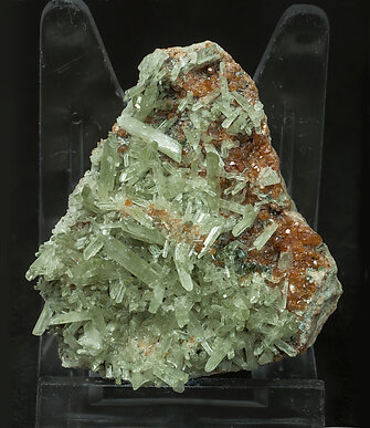 Diopside with Grossular (variety hessonite). 