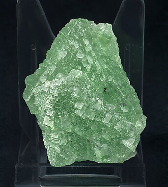 Fluorite (octahedral) with Quartz. Front