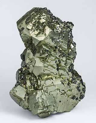 Pyrite with Sphalerite. Front