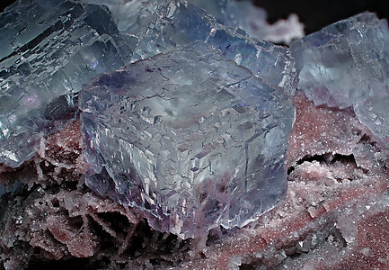 Fluorite with Quartz. Detail / Photo: Joaquim Calln