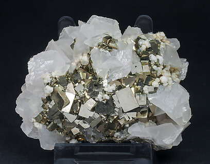 Pyrite with Calcite. 