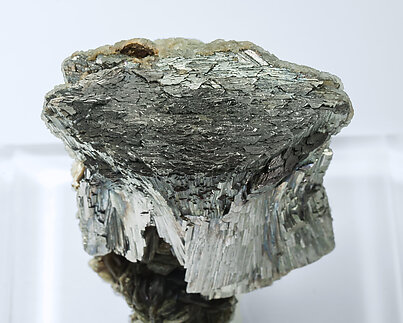 Arsenopyrite (doubly terminated) with Muscovite and Calcite-Dolomite. Top